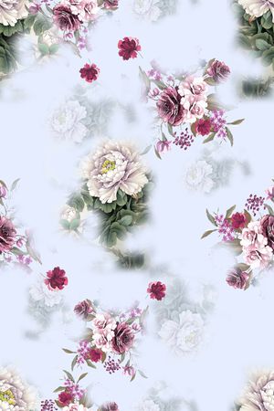 连衣裙印花华亿平台图片