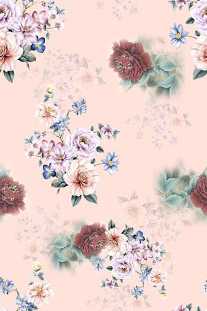 连衣裙印花华亿平台图片