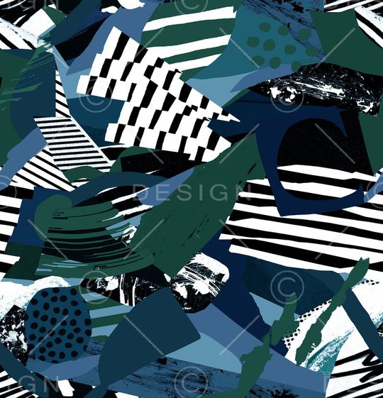 几何印花华亿平台图片