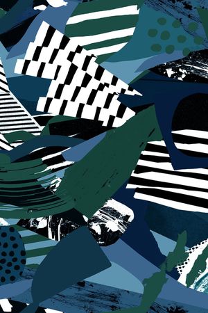 几何印花华亿平台图片