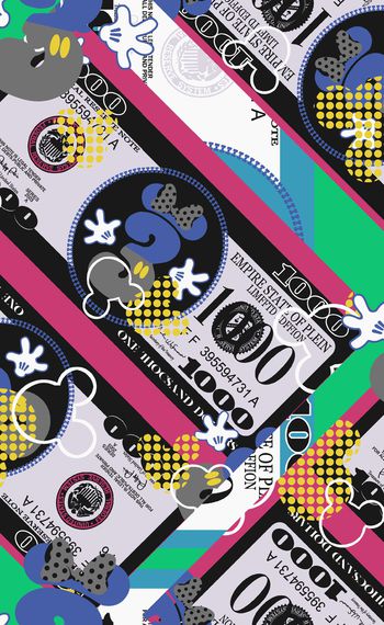 朋克印花华亿平台图片