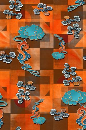 几何印花华亿平台图片