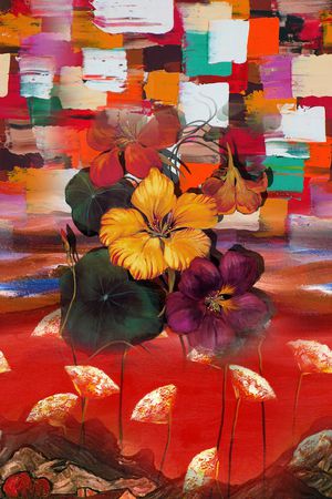 定位花印花华亿平台图片