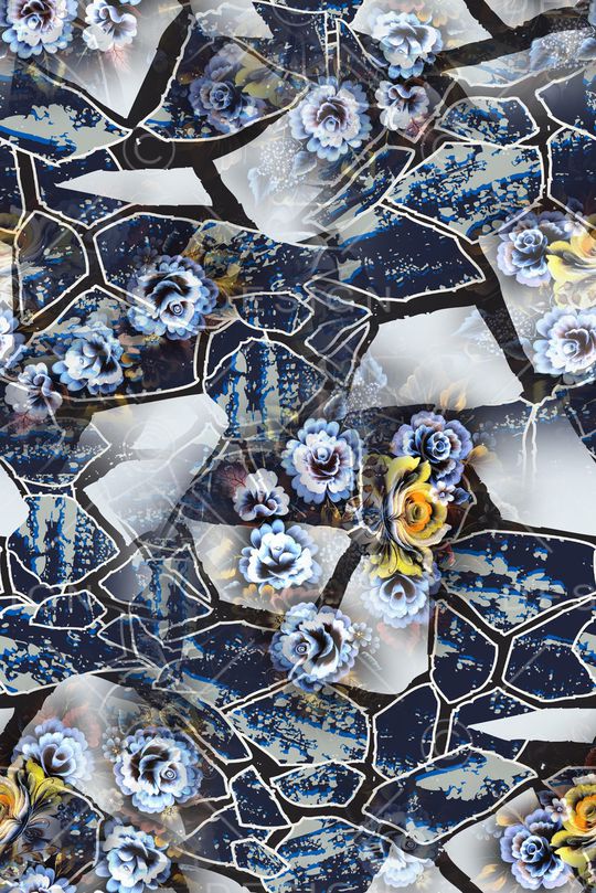 几何印花华亿平台图片