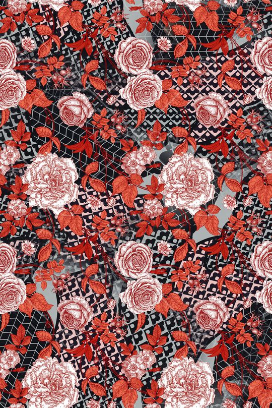 几何印花华亿平台图片