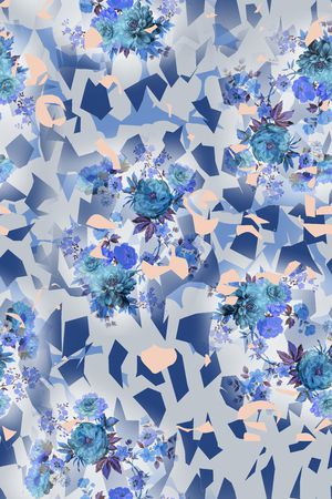 几何印花华亿平台图片