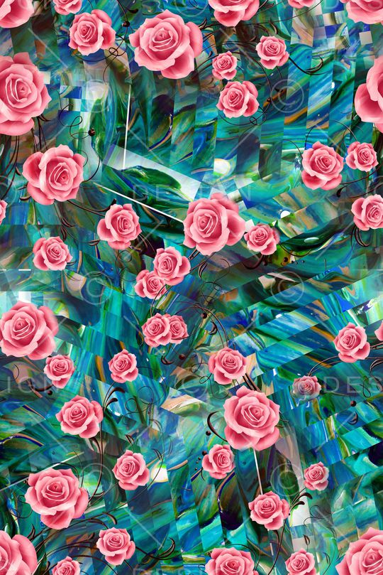 几何印花华亿平台图片