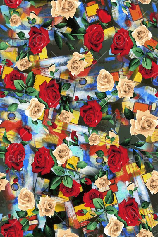 几何印花华亿平台图片