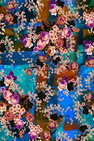 几何印花华亿平台图片