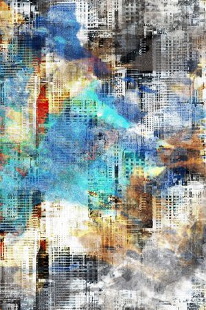 几何印花华亿平台图片