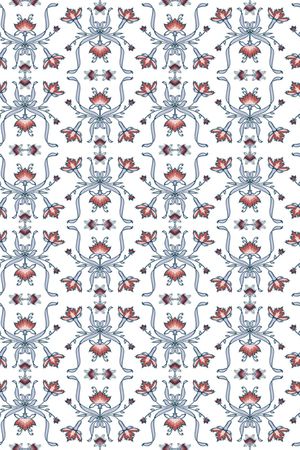 复古印花华亿平台图片