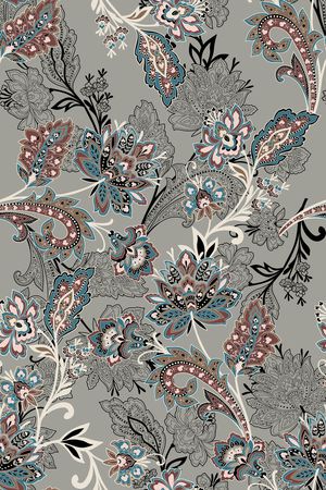 复古印花华亿平台图片