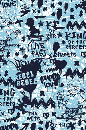 涂鸦印花华亿平台图片