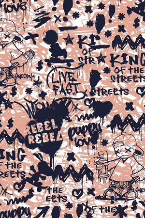 涂鸦印花华亿平台图片