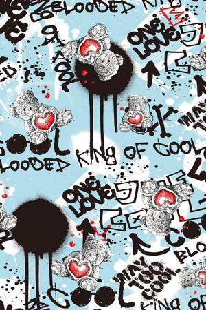 涂鸦印花华亿平台图片