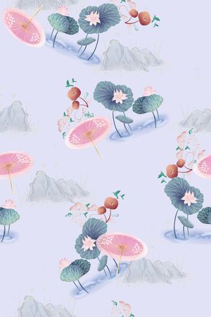 连衣裙印花华亿平台图片