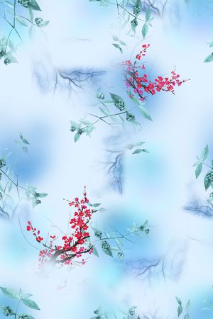 连衣裙印花华亿平台图片