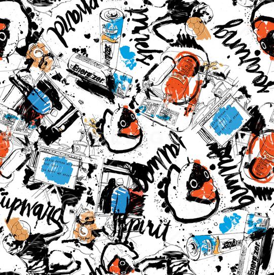 涂鸦印花华亿平台图片