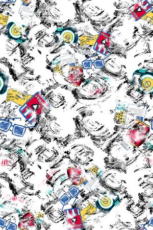 几何印花华亿平台图片