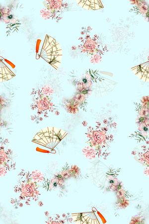 连衣裙印花华亿平台图片