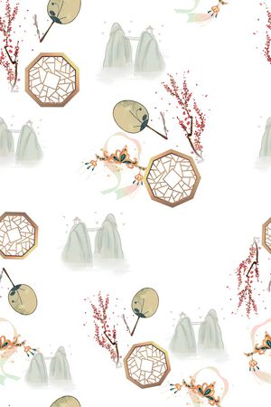 连衣裙印花华亿平台图片