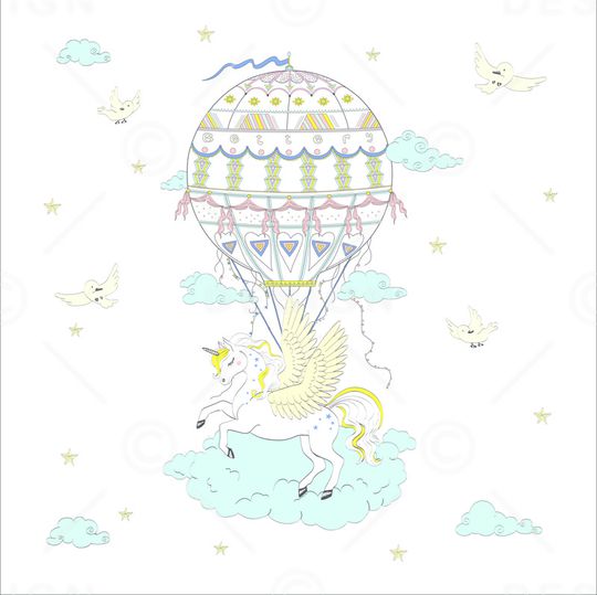 卡通动物印花华亿平台图片