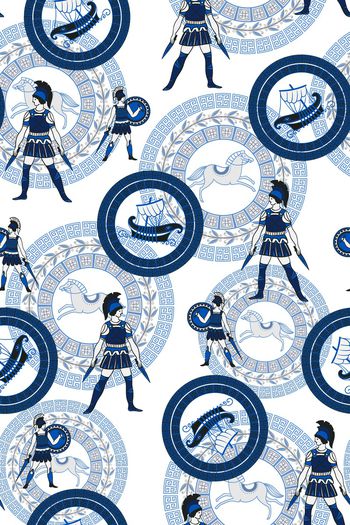 几何印花华亿平台图片