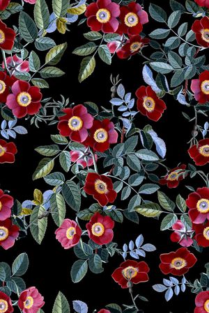 复古印花华亿平台图片