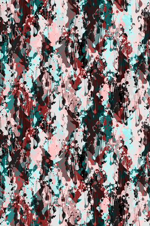 抽象男装印花华亿平台图片