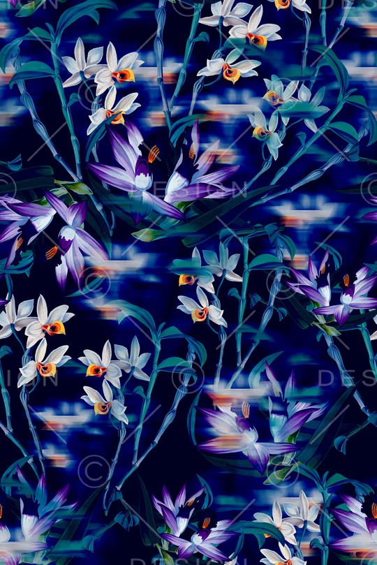 春夏华亿平台印花华亿平台图片