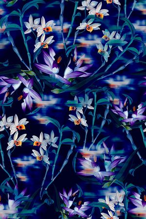 春夏华亿平台印花华亿平台图片