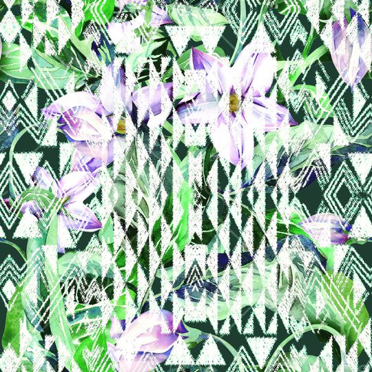 几何印花华亿平台图片