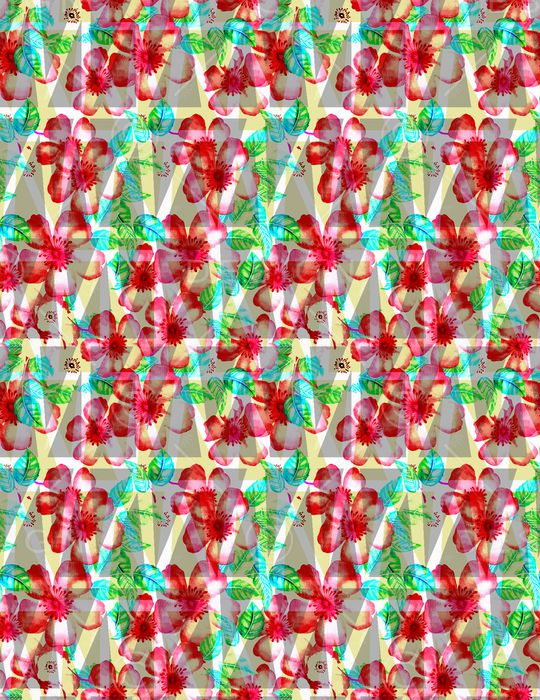 几何印花华亿平台图片