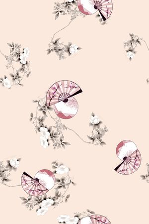 连衣裙印花华亿平台图片