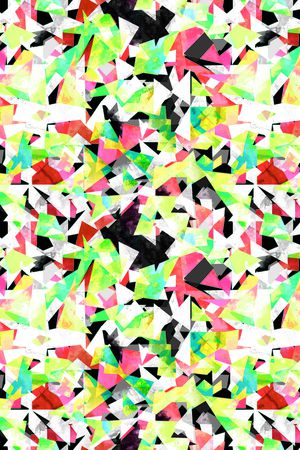 几何印花华亿平台图片