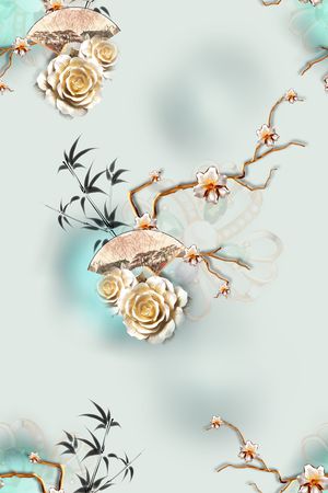 连衣裙印花华亿平台图片