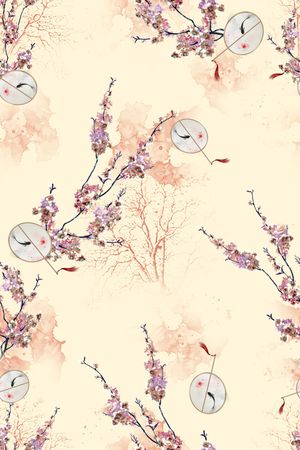 连衣裙印花华亿平台图片