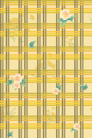 格子印花华亿平台图片