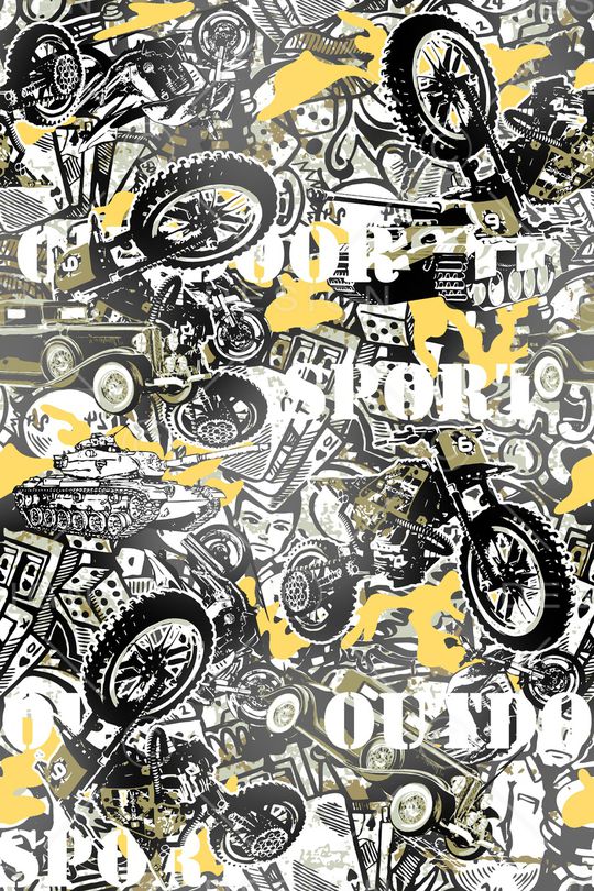 涂鸦印花华亿平台图片