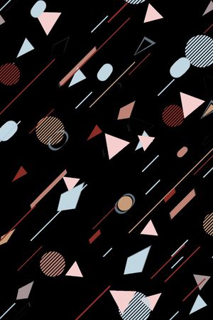 几何印花华亿平台图片