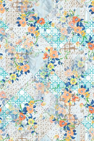 几何印花华亿平台图片