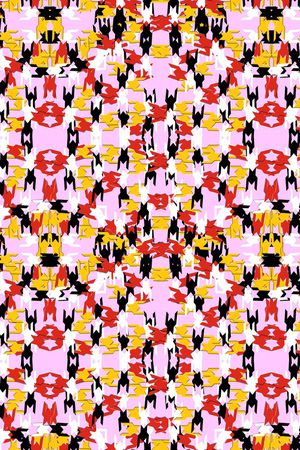 几何印花华亿平台图片