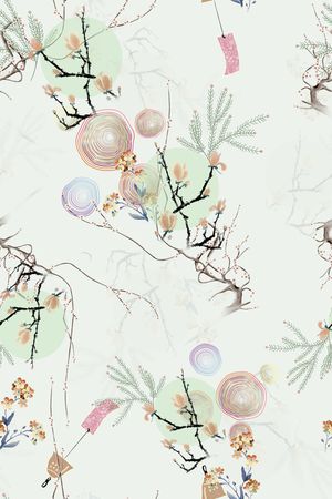 连衣裙印花华亿平台图片