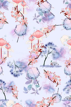 连衣裙印花华亿平台图片