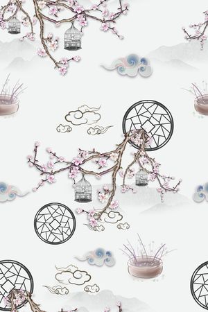 连衣裙印花华亿平台图片