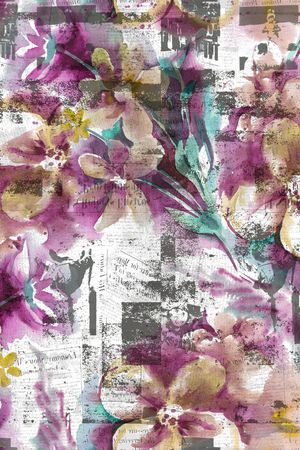 复古印花华亿平台图片