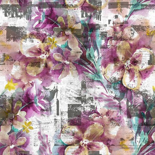 复古印花华亿平台图片