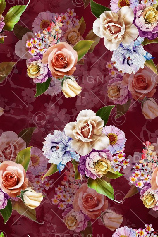 复古印花华亿平台图片