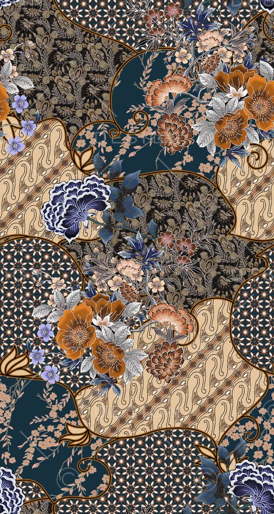 复古印花华亿平台图片