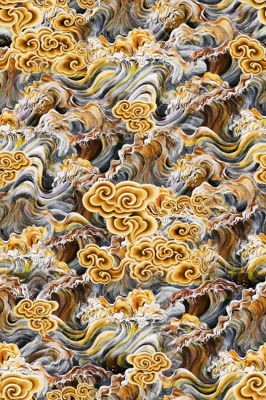 祥云印花华亿平台图片